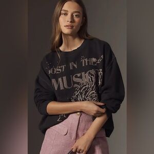 SOLD Pilcro Lost in the Music Oversized Sweater